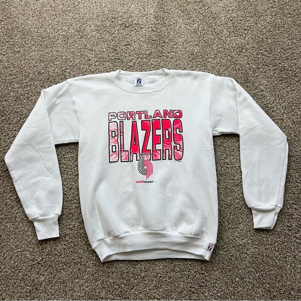 Vintage 90s Portland Trail Blazers Crew sweatshirt women's S
